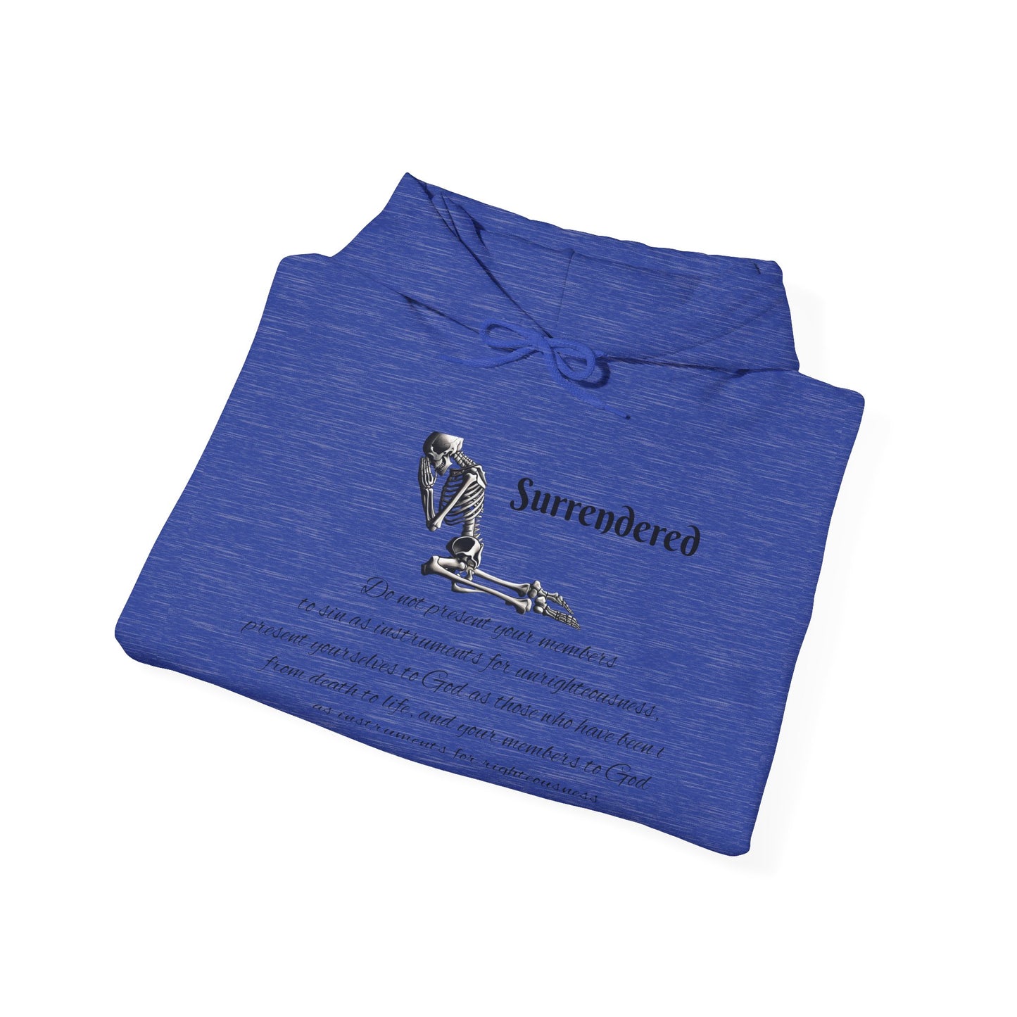 Faith Based skeleton Hoodie with a relating scripture