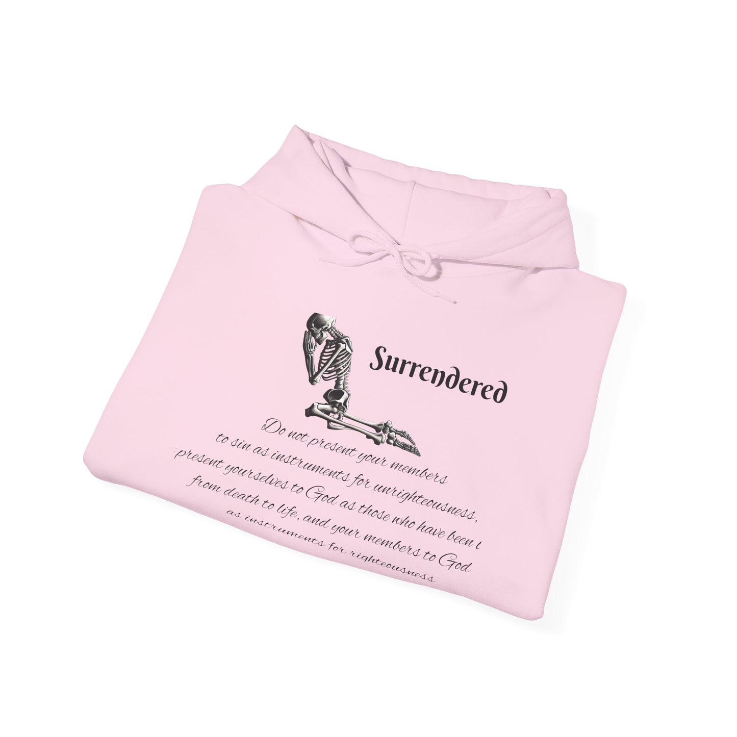 Faith Based skeleton Hoodie with a relating scripture