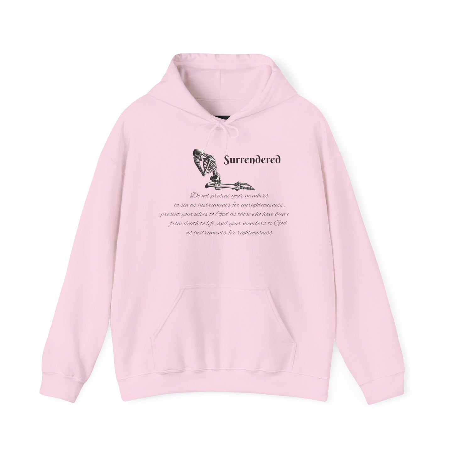 Faith Based skeleton Hoodie with a relating scripture
