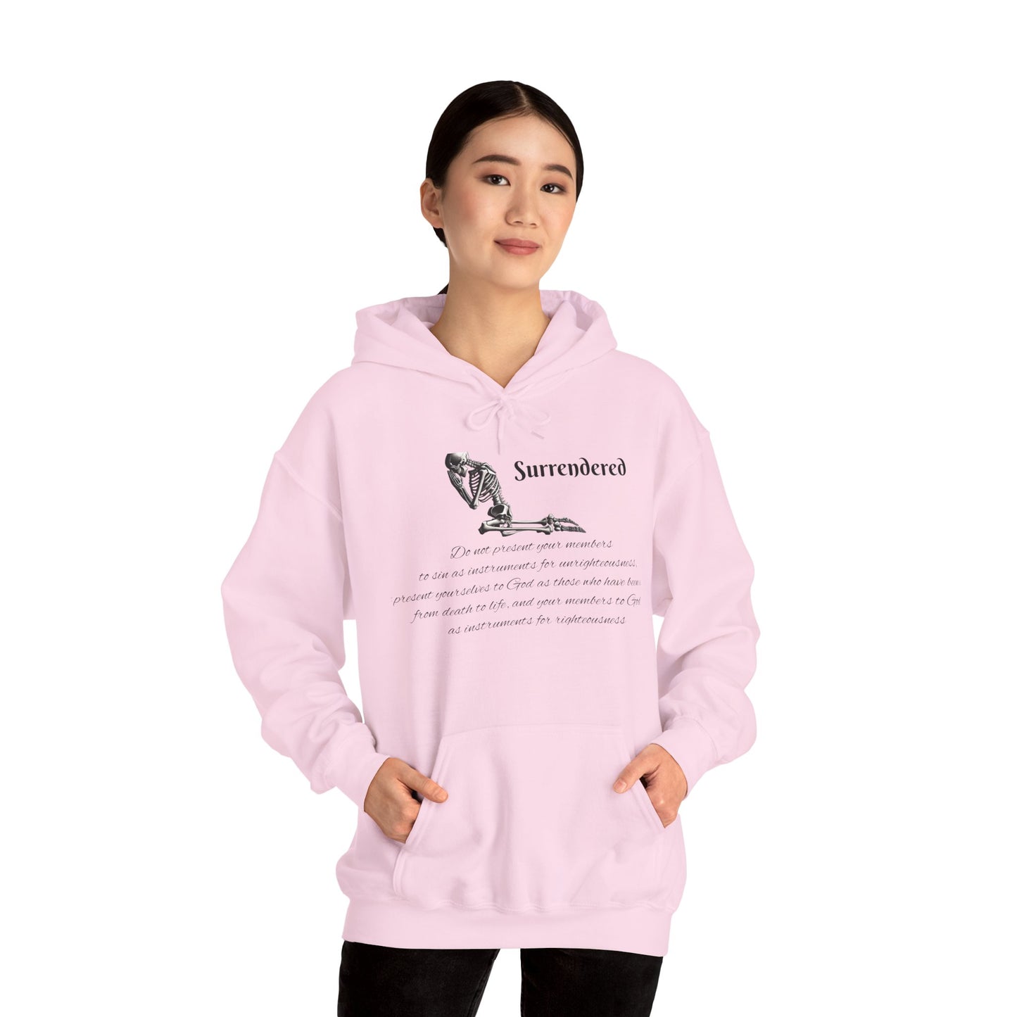 Faith Based skeleton Hoodie with a relating scripture