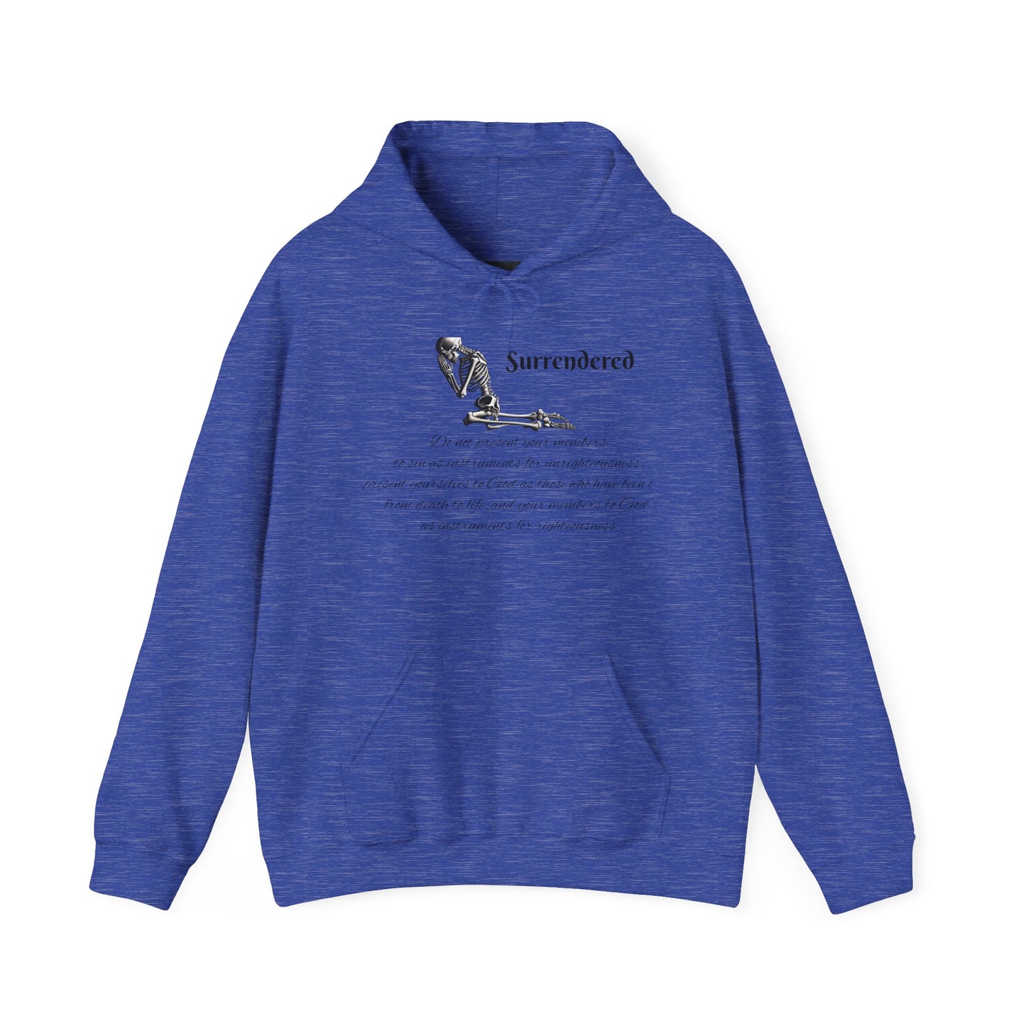 Faith Based skeleton Hoodie with a relating scripture