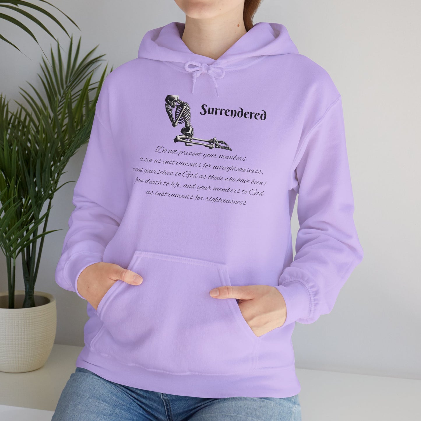 Faith Based skeleton Hoodie with a relating scripture