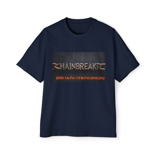 Oversized Tee - Faith Chain Breaker Design